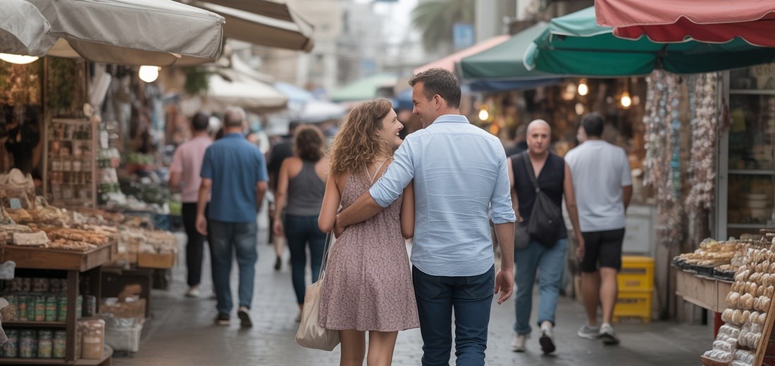 אירוח וסיור טעימות קולינרי בשוק הכרמל 